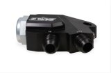 Earl's Performance Oil Cooler Adapters 1129ERL Adapter, Right Angle, -10 AN Inlet, -10 AN Outlet, Billet Aluminum, Black Anodized, 180 Degree Thermostat, Hardware, Each thumbnail 6