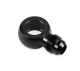 Earl's Performance Carburetor Inlet Fittings 977666ERL Fitting, 9/16 in. Banjo, -6AN Male Threads, Aluminum, Black Anodized, Each thumbnail 1