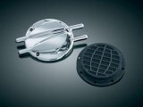 Kuryakyn Hypercharger Replacement Components 8498 Standard Component, Trap Door, Aluminum, Chrome, Each thumbnail 3