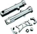 Kuryakyn Fork Skins 7202 Skins, Steel, Chrome, Harley-Davidson®, Pair thumbnail 2
