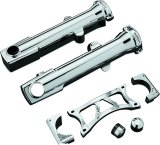 Kuryakyn Fork Skins 7202 Skins, Steel, Chrome, Harley-Davidson®, Pair thumbnail 3