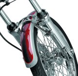 Kuryakyn Fork Skins 7202 Skins, Steel, Chrome, Harley-Davidson®, Pair thumbnail 5