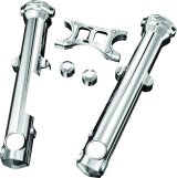 Kuryakyn Fork Skins 7202 Skins, Steel, Chrome, Harley-Davidson®, Pair thumbnail 6