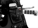 Kuryakyn ISO Grips 6183 Grips, Aluminum, Chrome, 125 mm. Length, 1 in. Bars, Twist Throttle, Pair thumbnail 1