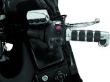 Kuryakyn ISO Grips 6183 Grips, Aluminum, Chrome, 125 mm. Length, 1 in. Bars, Twist Throttle, Pair thumbnail 8