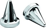 Kuryakyn Stiletto Grip End Caps 6249 Caps, Stiletto, Twist Throttle Compatible, Fits ISO Grips Only, Chrome, Pair thumbnail 3