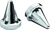 Kuryakyn Stiletto Grip End Caps 6249 Caps, Stiletto, Twist Throttle Compatible, Fits ISO Grips Only, Chrome, Pair thumbnail 4
