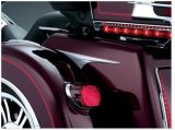 Kuryakyn Side Body Accents 7274 Accents, ABS Plastic, Chrome, 3M VHB Adhesive, Harley-Davidson® Trike, Pair thumbnail 1