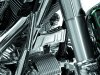 Kuryakyn Down-Tube Crossbrace Covers 7774 Downtube Cover, Steel, Chrome, Adhesive, Kit thumbnail 4