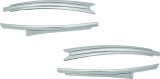 Kuryakyn Saddlebag Top Trim Accents 5670 Accents, Accents, ABS Plastic, Chrome, Indian, Pair thumbnail 2
