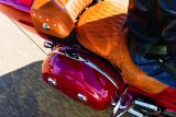 Kuryakyn Saddlebag Top Trim Accents 5670 Accents, Accents, ABS Plastic, Chrome, Indian, Pair thumbnail 7