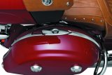 Kuryakyn Saddlebag Top Trim Accents 5670 Accents, Accents, ABS Plastic, Chrome, Indian, Pair thumbnail 9