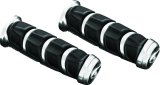 Kuryakyn Kinetic Grips 6372 Grips, Kinetic, Aluminum, Chrome, Twist, 1 in. Bar Diameter, for use on Honda®, Suzuki, Pair thumbnail 2