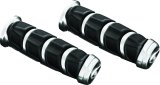 Kuryakyn Kinetic Grips 6372 Grips, Kinetic, Aluminum, Chrome, Twist, 1 in. Bar Diameter, for use on Honda®, Suzuki, Pair thumbnail 3