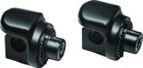 Kuryakyn Splined Peg Adapters 8895 Foot Adapters, Dyna Passenger Mounts, Non-Pivoting Design, Intended for Floorboards, Black, Pair thumbnail 2