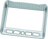 Kuryakyn Stereo Accents 5198 Exterior Trim Accent, Stereo, Plastic, Chrome, Indian, Each thumbnail 2