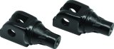 Kuryakyn Tapered Peg Adapters 8948 Foot Mounts, Tapered, Steel, Gloss Black, Harley-Davidson®, Pair thumbnail 2
