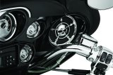Kuryakyn Speaker Grilles 3787 Grilles, Zombie Style, Plastic, Chrome, Harley-Davidson®, Pair thumbnail 5
