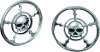 Kuryakyn Speaker Grilles 3787 Grilles, Zombie Style, Plastic, Chrome, Harley-Davidson®, Pair thumbnail 6