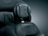 Kuryakyn Plug-In Driver Backrests 1670 Back Rest, Plug-In, Driver, Steel, Chrome, Back Rest Pad, Harley-Davidson®, Kit thumbnail 3