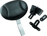 Kuryakyn Plug-In Driver Backrests 1670 Back Rest, Plug-In, Driver, Steel, Chrome, Back Rest Pad, Harley-Davidson®, Kit thumbnail 4