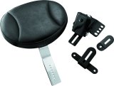 Kuryakyn Plug-In Driver Backrests 1670 Back Rest, Plug-In, Driver, Steel, Chrome, Back Rest Pad, Harley-Davidson®, Kit thumbnail 5