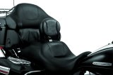 Kuryakyn Plug-In Driver Backrests 1670 Back Rest, Plug-In, Driver, Steel, Chrome, Back Rest Pad, Harley-Davidson®, Kit thumbnail 8