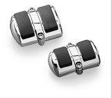 Kuryakyn Shift Peg Covers 4034 Cover, Front, Steel, Chrome, Hardware, Yamaha, Kit thumbnail 1