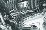 Kuryakyn Flame Shift Linkages 1072 Linkage, Flame, Steel, Chrome, Each thumbnail 4