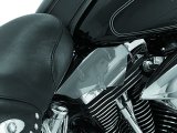 Kuryakyn AirMaster Reflective Saddle Shields 1186 Shields, Polycarbonate, Smoke Finish, Bolt-On, Harley-Davidson®, Pair thumbnail 4