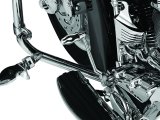 Kuryakyn Flamin' Shift Pegs 4418 Pegs, Steel/Rubber, Chrome/Black, Hardware Included, Each thumbnail 6