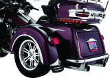 Kuryakyn Trike Rear Fender Flares 7214 Flares, Trike, Rear, Tapered, Plastic, Chrome, Harley-Davidson®, Pair thumbnail 4