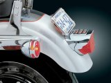 Kuryakyn Taillight Covers 8130 Cover, Slotted, Screw-on, Plastic, Chrome, Harley-Davidson®, Each thumbnail 2