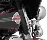Kuryakyn Custom Tie-Down Brackets 928 Bracket, Teardrop, Steel, Chrome, Harley-Davidson®, Pair thumbnail 1