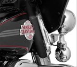 Kuryakyn Custom Tie-Down Brackets 928 Bracket, Teardrop, Steel, Chrome, Harley-Davidson®, Pair thumbnail 2