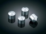 Kuryakyn Peaked Rocker Box Bolt Covers 8372 Dress-Up Caps, Bolt, Aluminum, Chrome, Harley-Davidson®, Set of 4 thumbnail 1