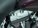Kuryakyn Peaked Rocker Box Bolt Covers 8372 Dress-Up Caps, Bolt, Aluminum, Chrome, Harley-Davidson®, Set of 4 thumbnail 5