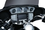 Kuryakyn Tri-Line Stereo Deluxe Trims Accents 7240 Exterior Trim Accent, Trim Accent, ABS Plastic, Chrome, Harley-Davidson®, Each thumbnail 1