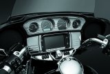 Kuryakyn Tri-Line Stereo Deluxe Trims Accents 7240 Exterior Trim Accent, Trim Accent, ABS Plastic, Chrome, Harley-Davidson®, Each thumbnail 4