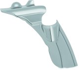 Kuryakyn Rear Oil Panel Accents 5644 Accent, Aluminum, Chrome, Indian, Each thumbnail 4
