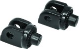 Kuryakyn Splined Peg Adapters 8889 Foot Adapters, for Can-Am, Honda, Suzuki, and Triumph, Gloss Black, Pair thumbnail 3