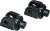 Kuryakyn Splined Peg Adapters 8889 Foot Adapters, for Can-Am, Honda, Suzuki, and Triumph, Gloss Black, Pair thumbnail 4