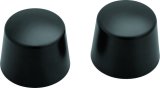Kuryakyn Axle Nut Covers 1229 FRONT AXLE NUT CAPS BLK thumbnail 3