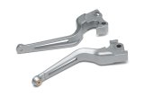 Kuryakyn Dillinger Levers 6668 Brake and Clutch Levers, Dillinger, Aluminum, Silver, Harley-Davidson®, Pair thumbnail 2