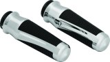 Kuryakyn Phantom Grips 5786 Grips, Phantom, Aluminum, Chrome, 1 in. Bar, Indian, Pair thumbnail 2