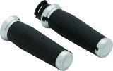 Kuryakyn Thresher Grips 5938 Grips, Thresher, Aluminum, Chrome, 1 in. Bar, Indian, Pair thumbnail 3