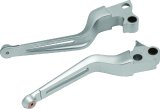 Kuryakyn Dillinger Levers 6681 Lever, Brake and Clutch, Dillinger, Aluminum, Silver, Harley-Davidson®, Pair thumbnail 2
