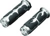Kuryakyn ISO Flame Grips 6269 Grips, Aluminum, Chrome, 125 mm. Length, 1 in. Bars, Pair thumbnail 4