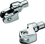 Kuryakyn Tapered Peg Adapters 8810 Motorcycle Foot Adapters, Tapered, Front/Rear, Adjustable, Steel, Chrome, Yamaha, Pair thumbnail 2