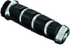 Kuryakyn Kinetic Grips 6352 Grips, Kinetic, Aluminum, Chrome, Twist Throttle Compatible, 7/8 in. Bar Diameter, Harley-Davidson®, Pair thumbnail 6